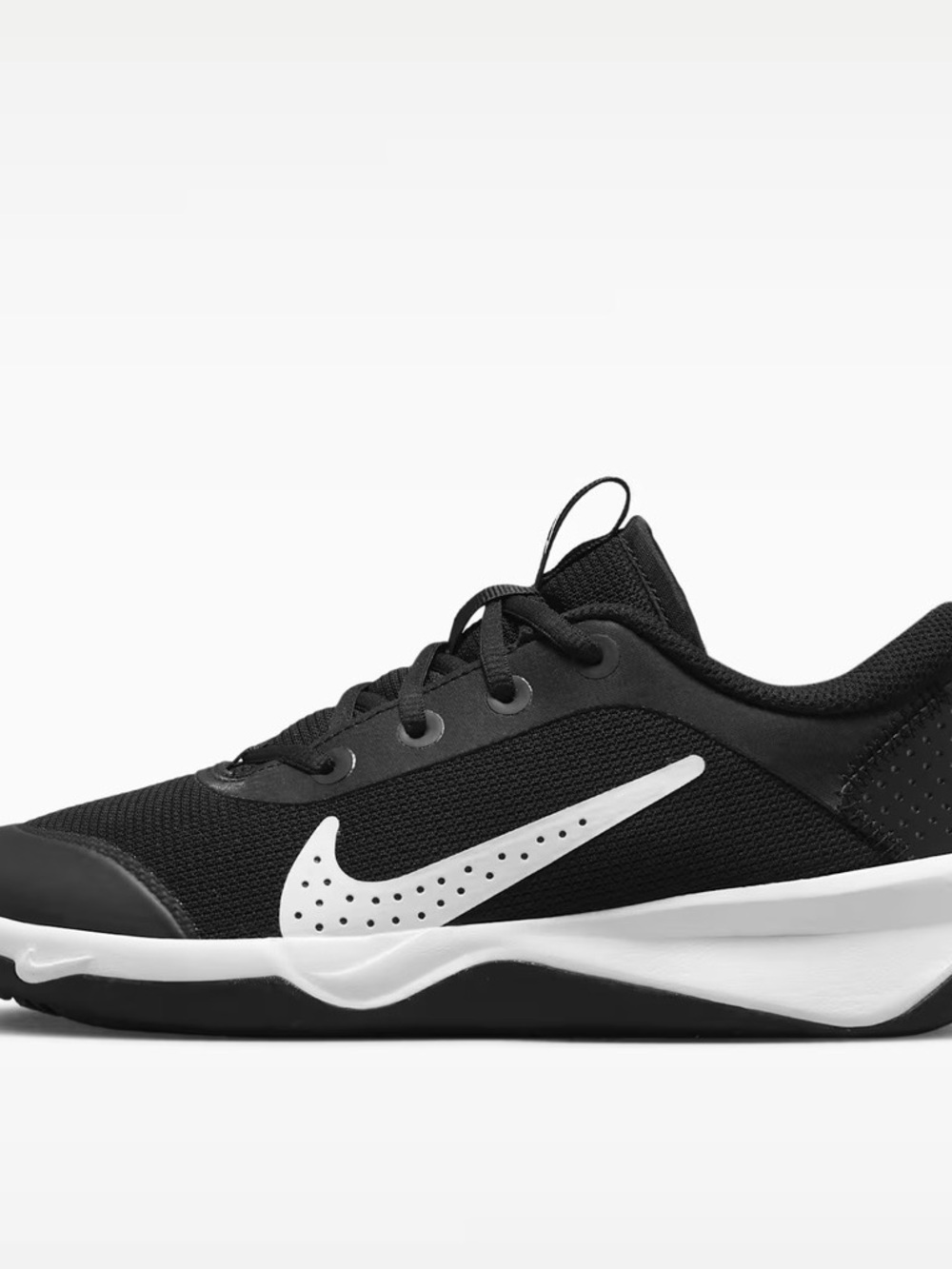 Nike Black and White Omni Multi-Court Sneaker